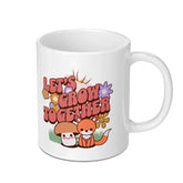 Let's Grow Together Cute Fox and Mushroom Mug product type